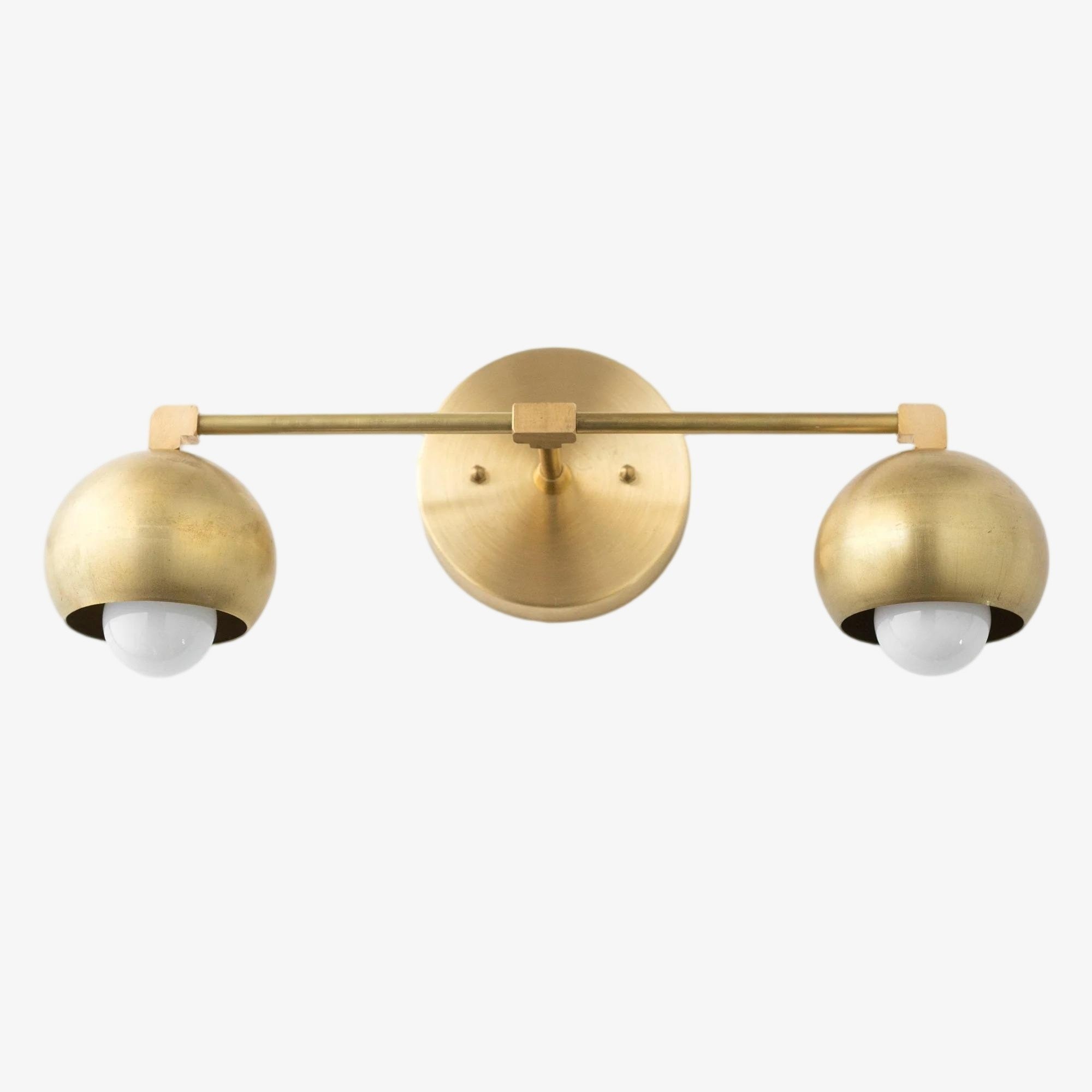 Metio Dome Decorative Vanity Light - Classic Orb Shade Bathroom Wall Lamp T324