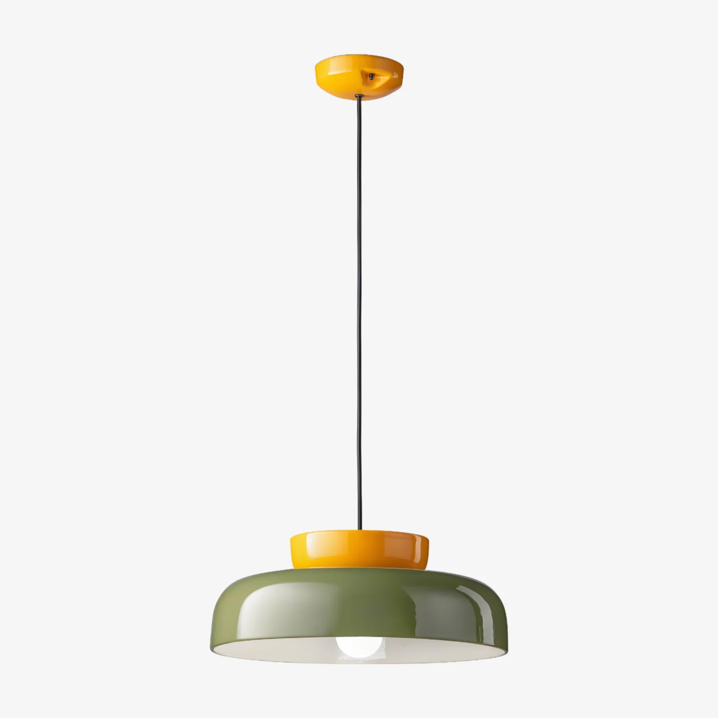 Fiesta Colorful Bowl-Shaped Pendant Light - Modern Ceramic for Dining Room T068