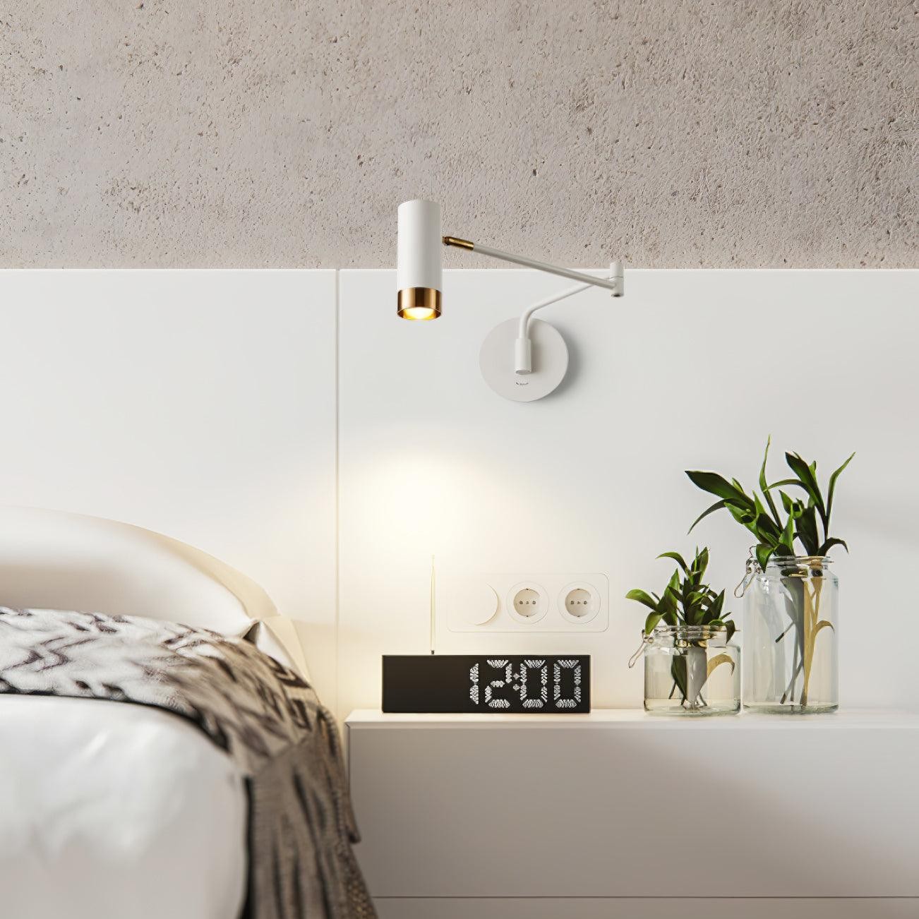 Modern Industrial Telescopic Revolving Adjustable Swing Arm Wall Lamp M324