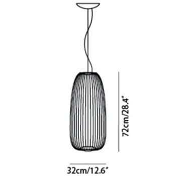 Radiloop Pendant Light - Minimalist Designer Lamp for Dining Area