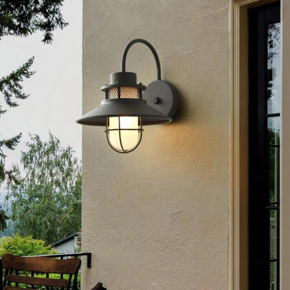 Luminous Outdoor Torch Metal Outdoor Wall Lamp T2031
