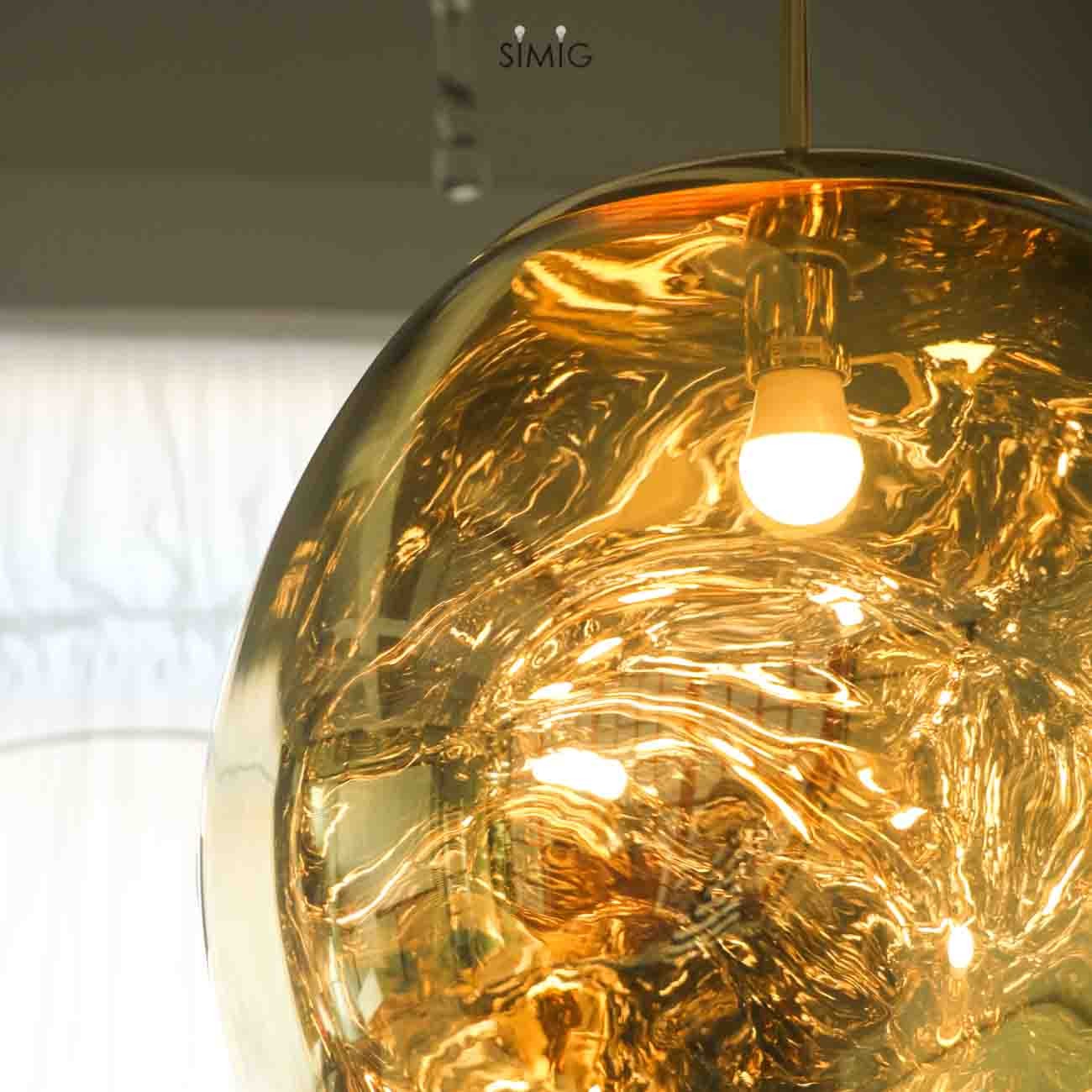 Dynamic Surface Pendant Light For Living Room S208