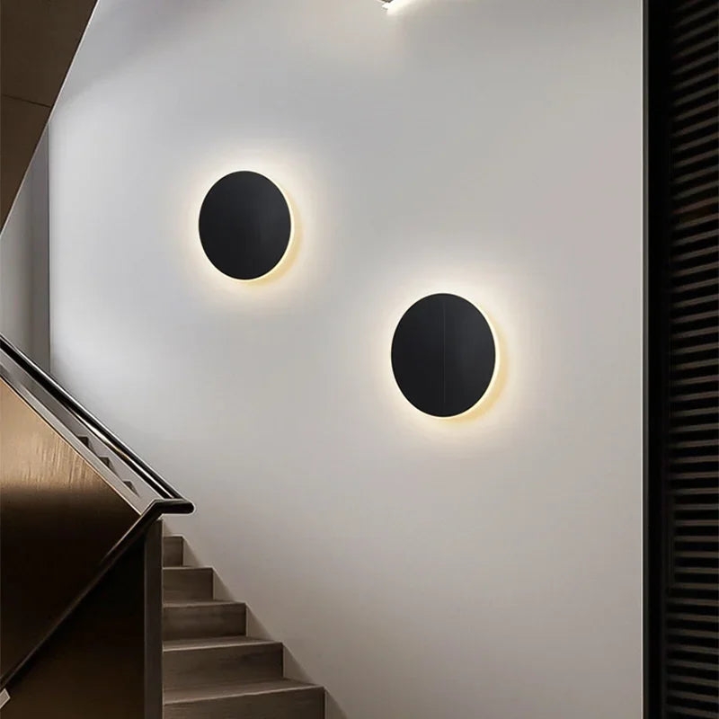 Modern Nordic Round Aluminum Minimalist LED Wall Light T1991