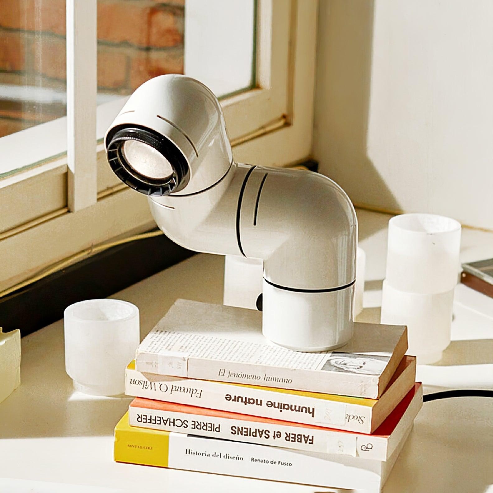Red Tubular Table Lamp Suitable For Bedroom M504