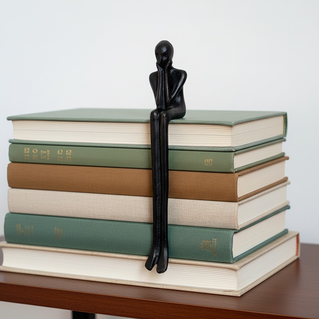 Floxo Abstract Metal Figurine – Nordic Sculpture for Desks T1195