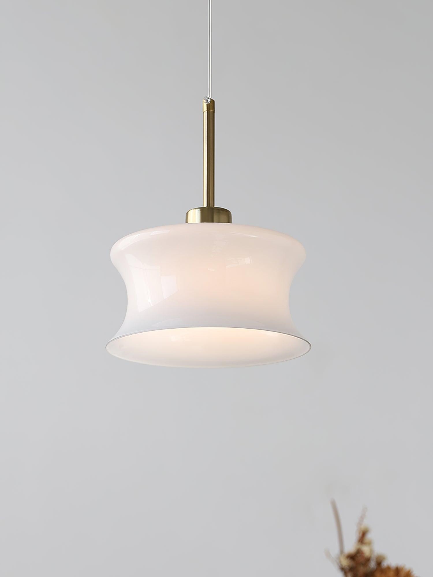 French Vintage Glass Window Pendant Lamp M392