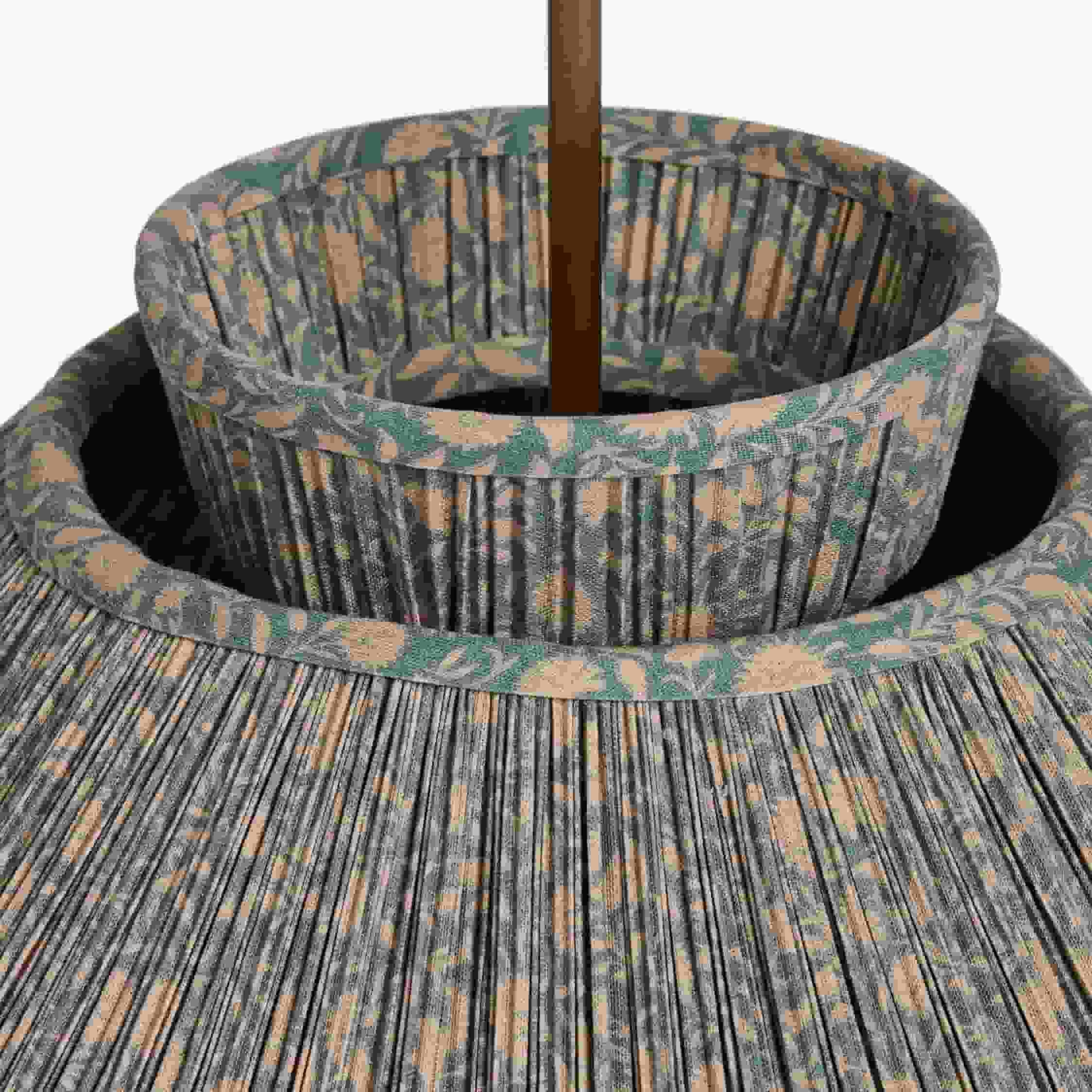 Florevian Modern Linen Pendant Lamp - Art-Inspired Statement Lighting for Dining Space T684