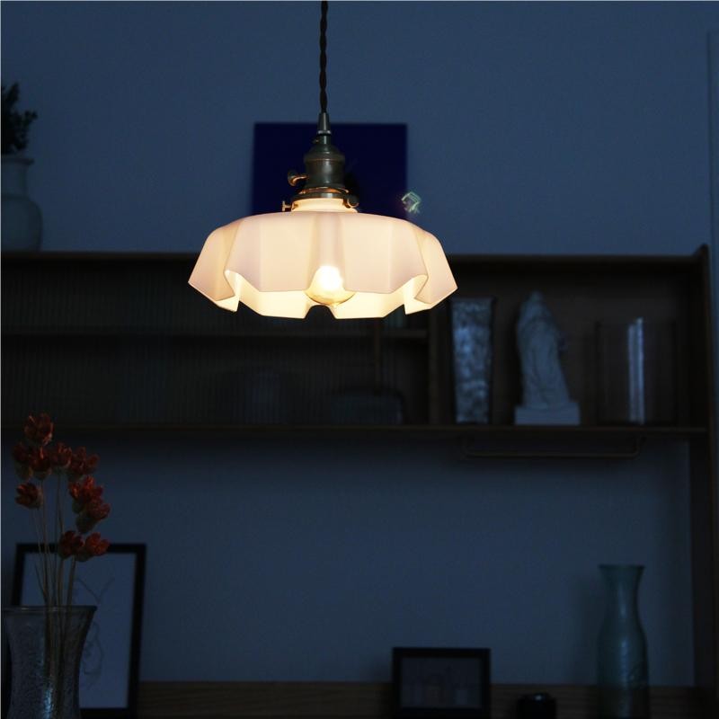 Retro Minimalist Glass Pendant Light