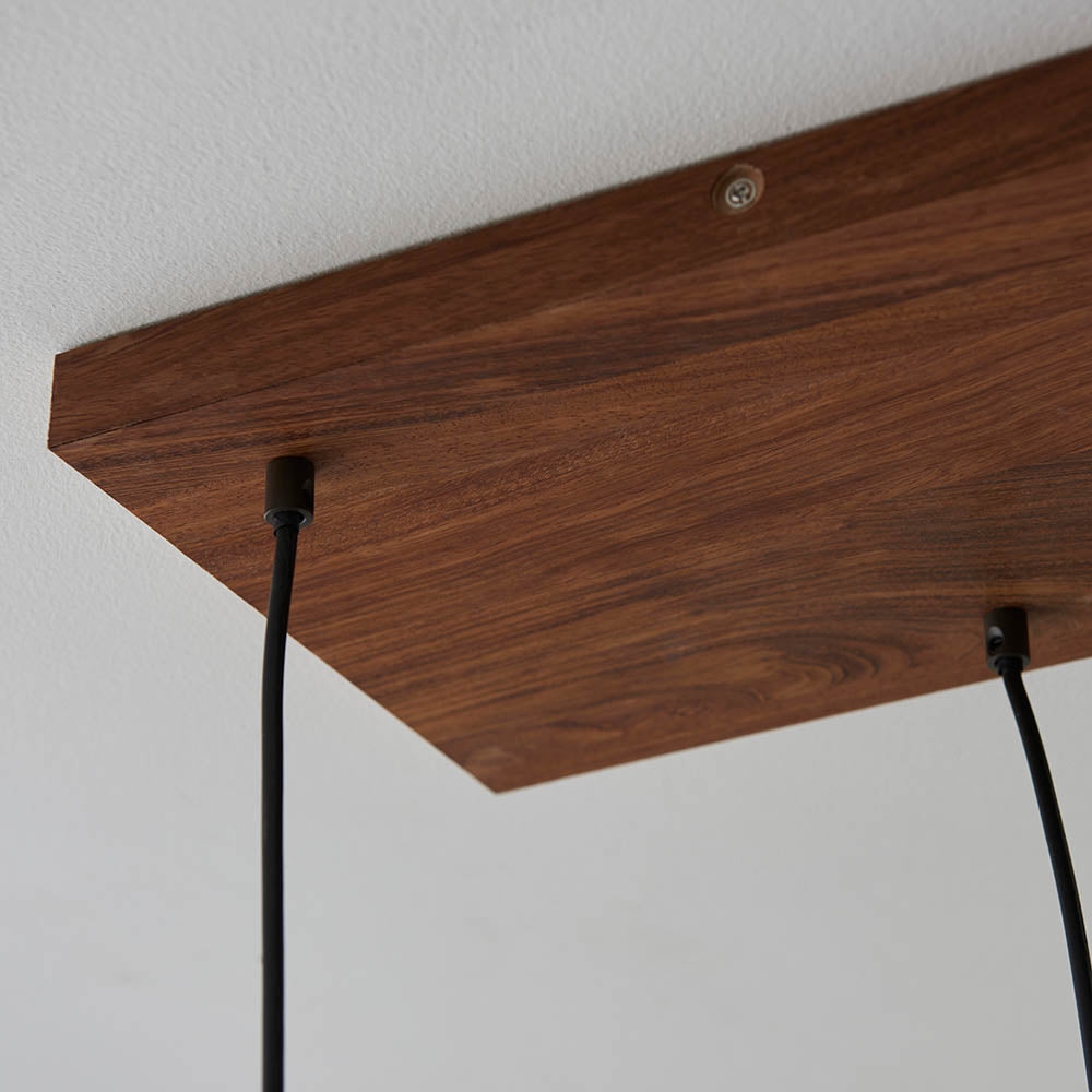 Vornix 6-Light Linear Pendant - Timber Beam Modern Industrial Fixture for Kitchen Island Dining Room T853