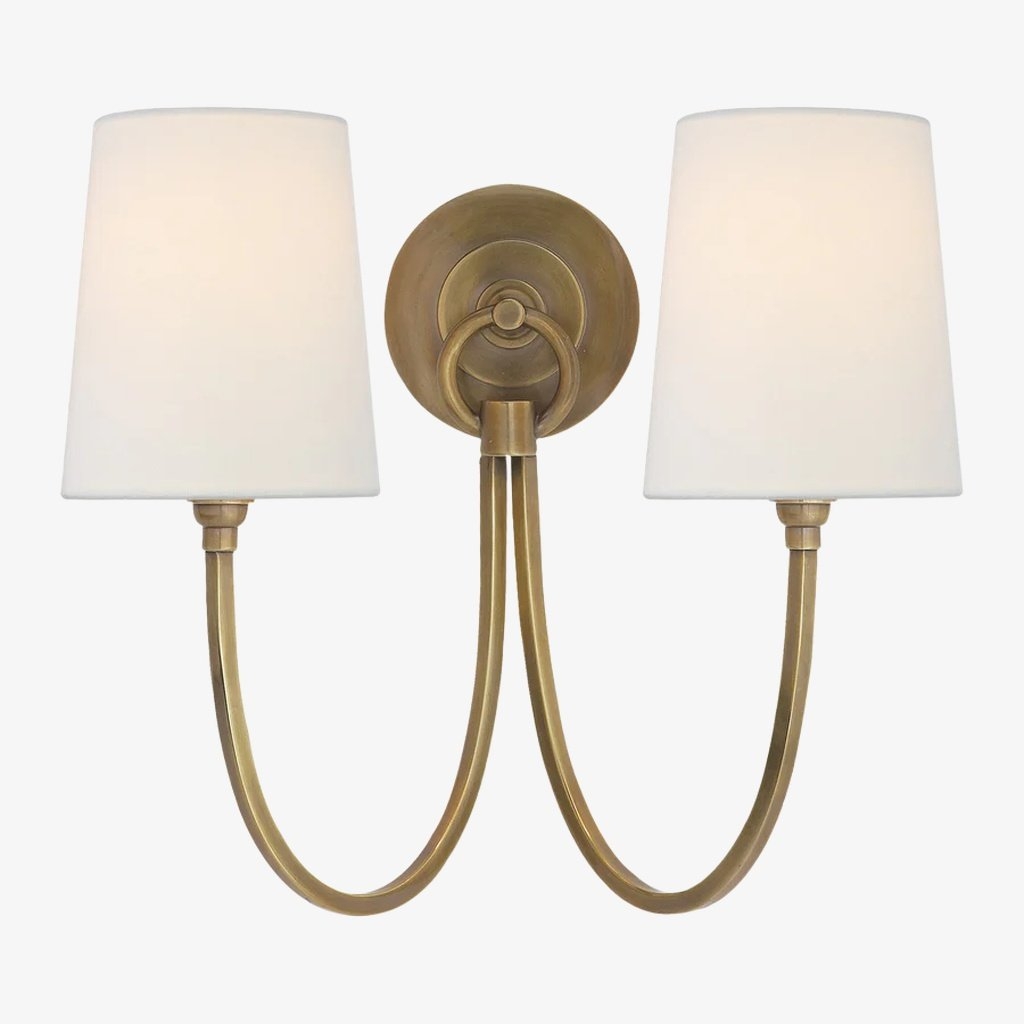 Roven Double Wall Sconce - Classic Style Lighting for Bedroom T657