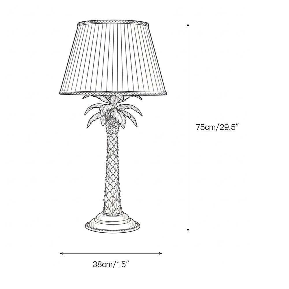 Palm Tree Table Lamp T1976