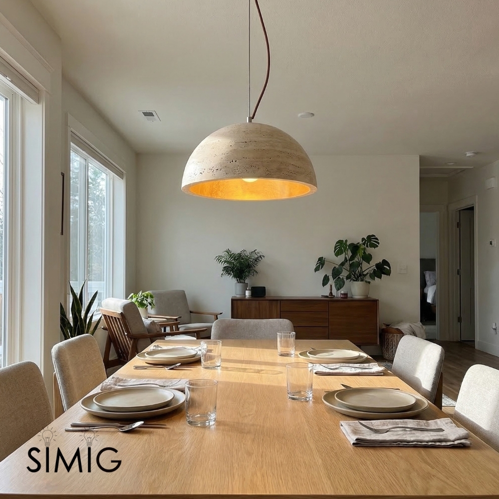 Split Sphere Pendant Light Sculptural Modern - Dining Room Lighting M560