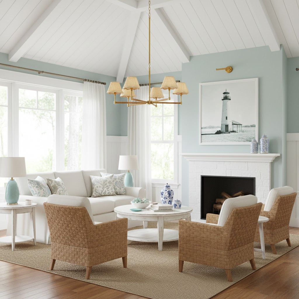 Larkspur Chandelier T1981
