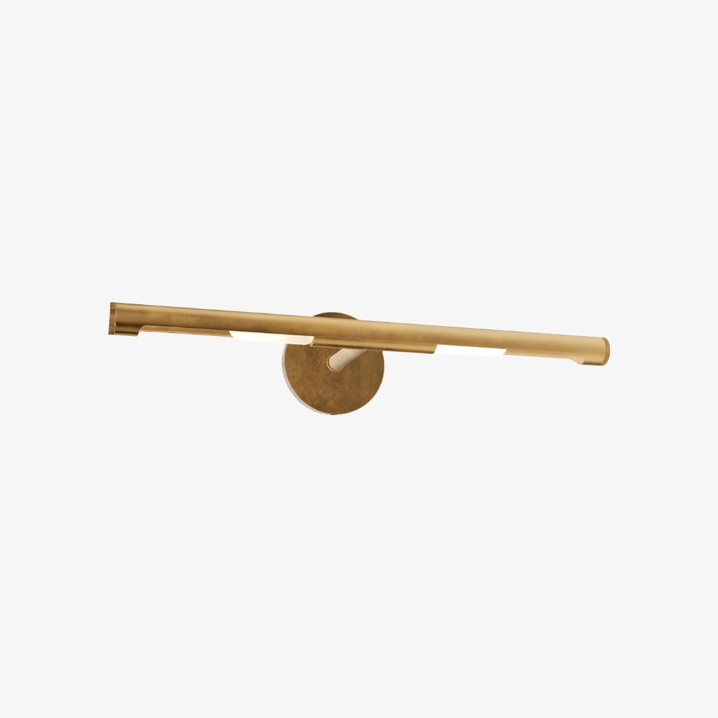Aurix Wall Mount Art Light - Aged Finish Picture Light for Highlighting Canvases T605