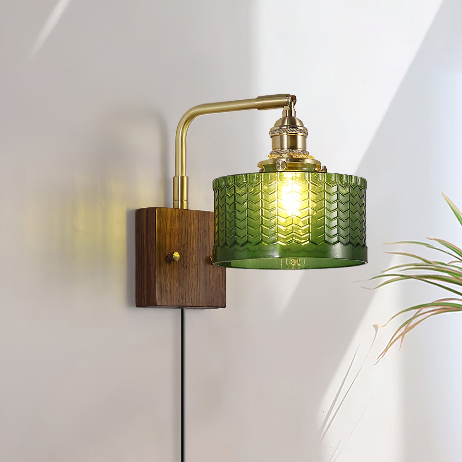 Vintage Plug In Wall Lamp for Bedroom M70