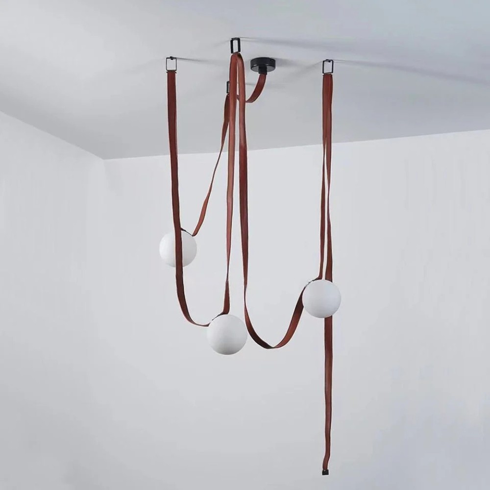 Flexible Belt-Style Pendant Lamp for Customizable Ambient Light S241