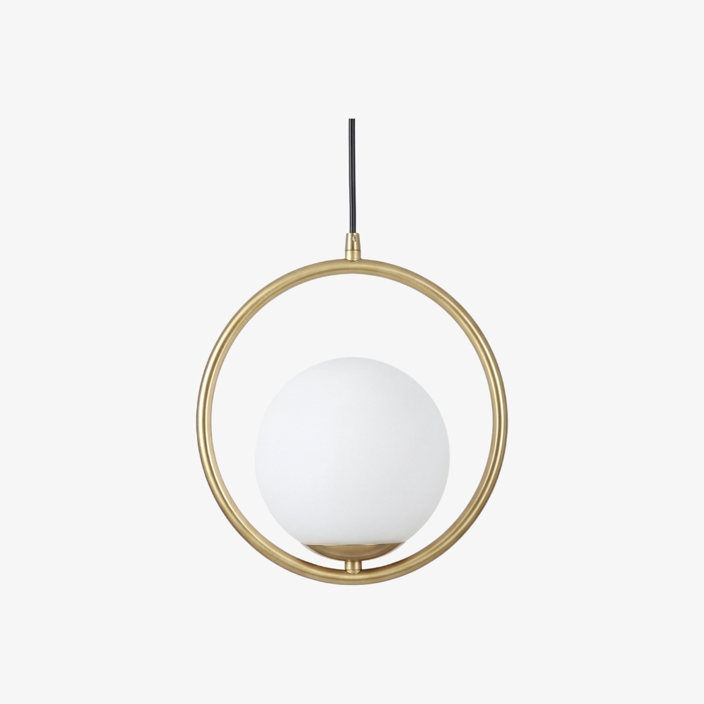 Lunectra Modern Pendant Light Geometric Design - Contemporary Hanging Lamp for Living Room T1177