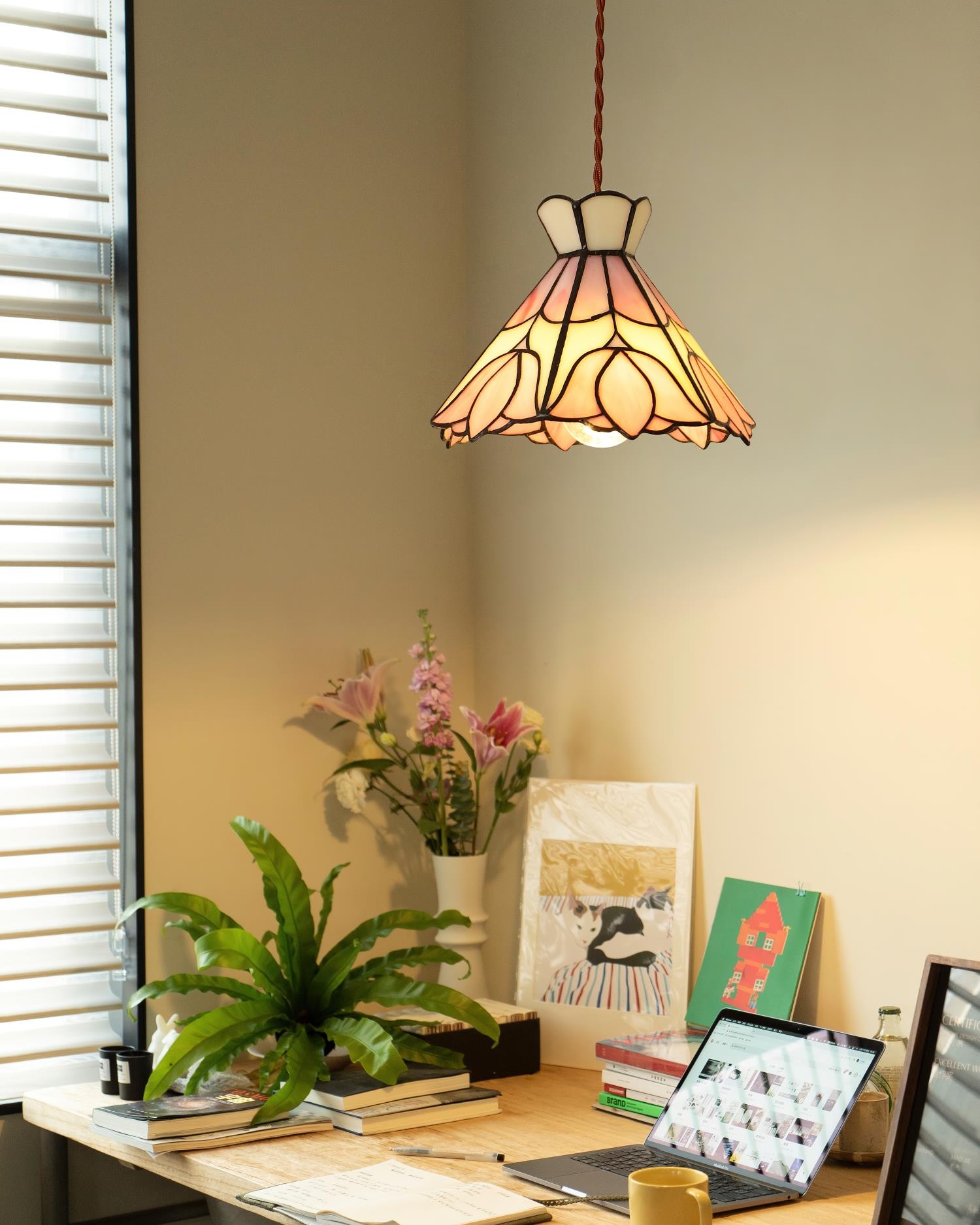 Retro Tiffany Pendant Lamp P066