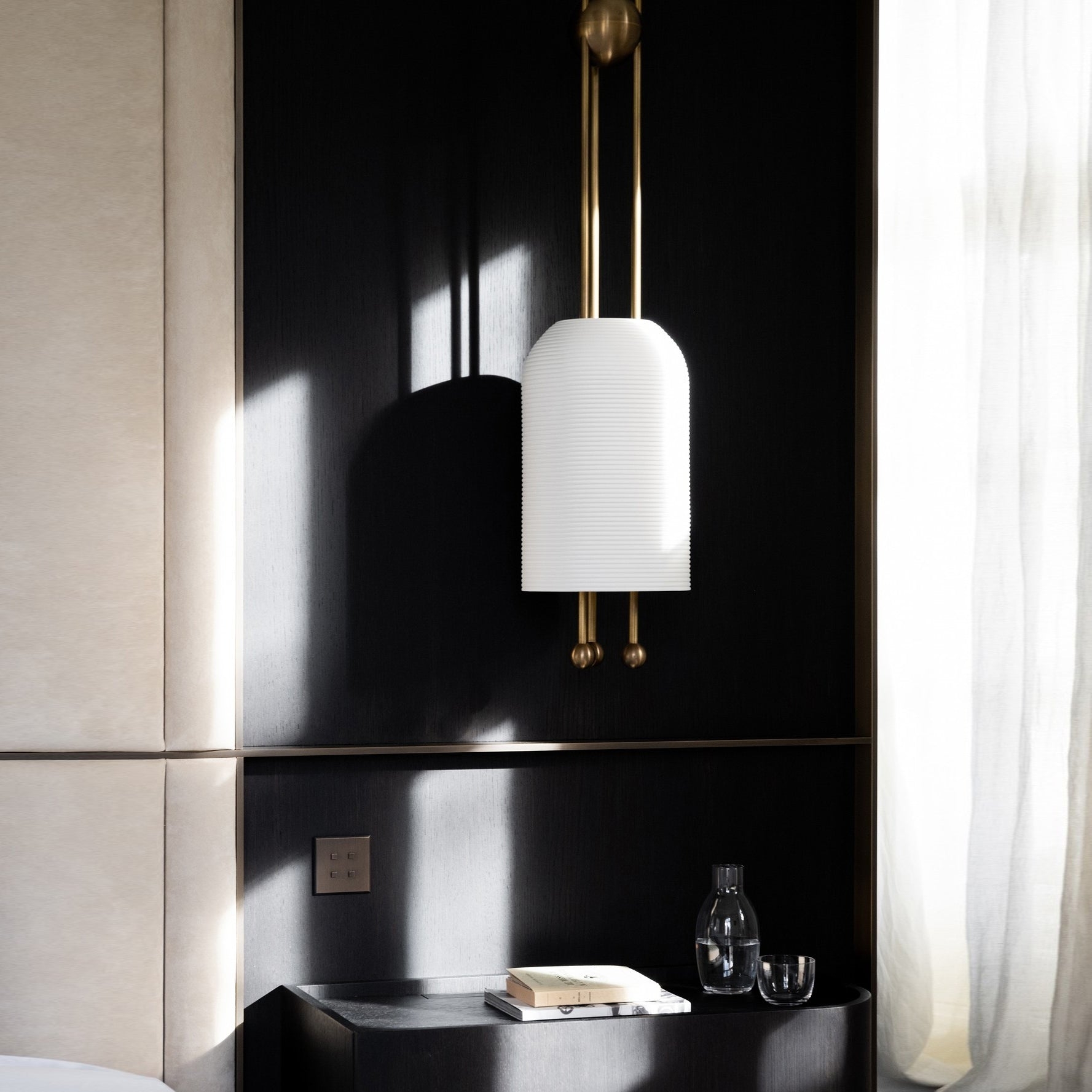 Lantern Glass Pendant Lamp T1703