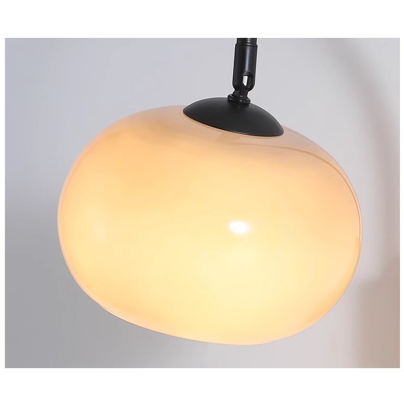 Bauhaus Persimmon Rotatable Glass Wall Light S102