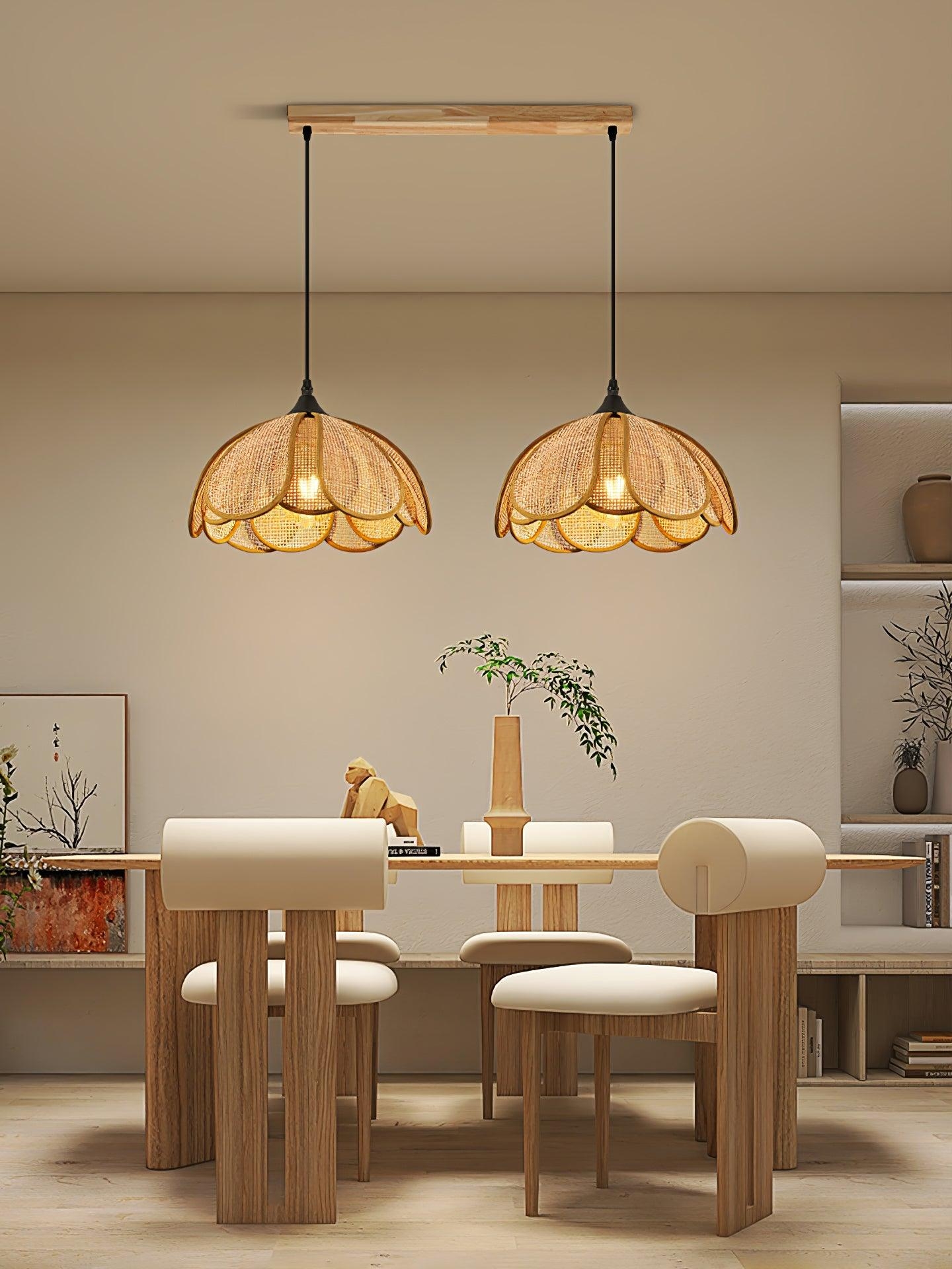 Bloom Rattan Pendant Lamp T1582