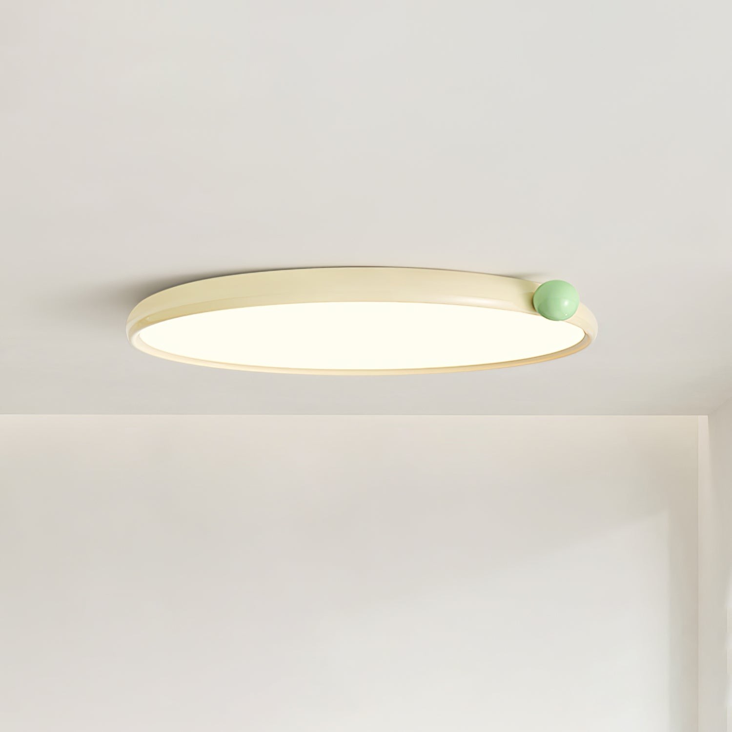 Minimalist Disc Cream Style Ultra-thin Ceiling Lamp M440