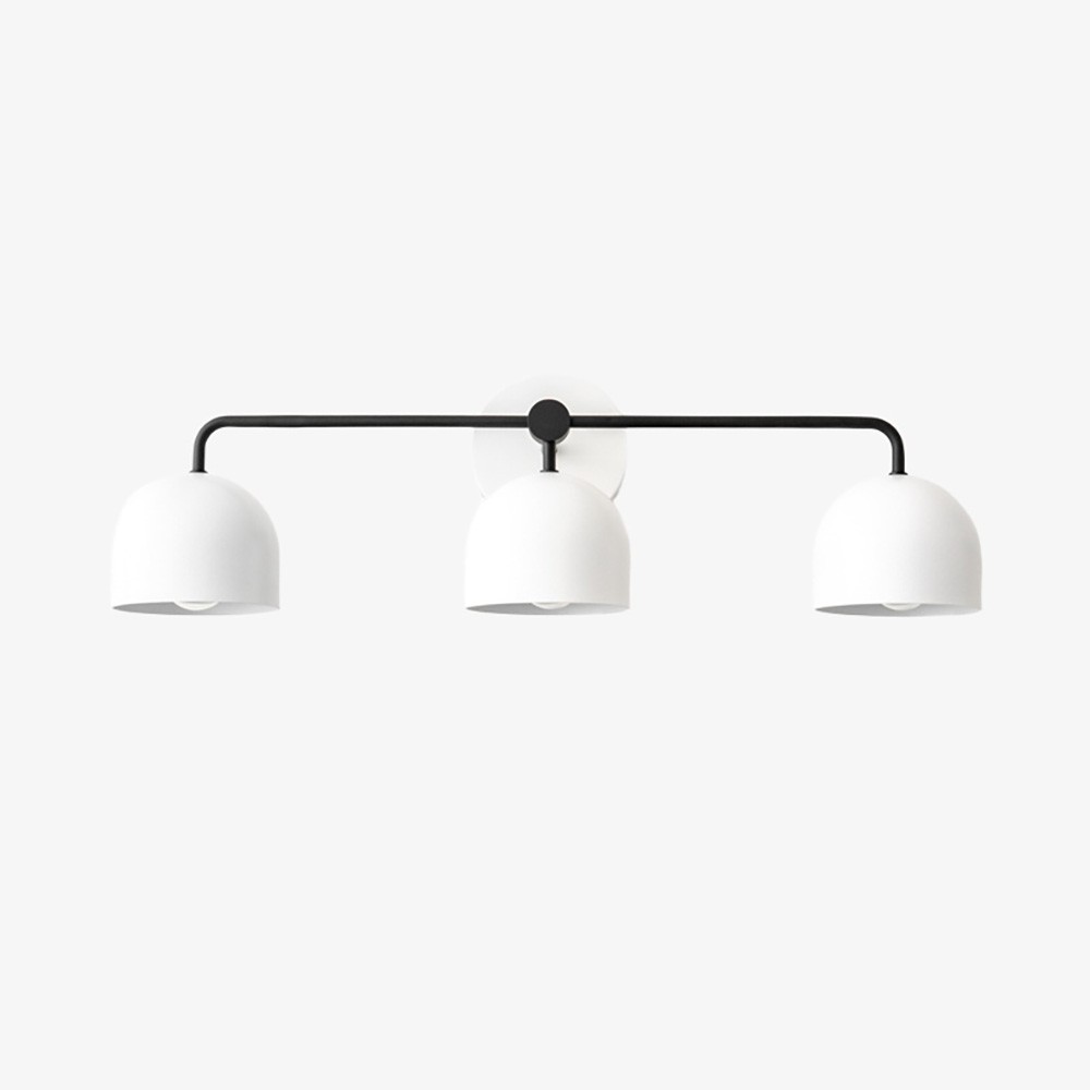 Metio Dome Farmhouse Wall Lamp - Metal Bathroom Mirror Sconce Light T450