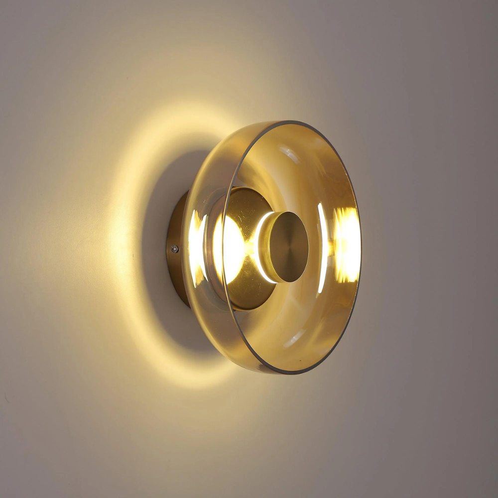 The Shimmering Glow Premium Minimalist Brass Wall Light T2072