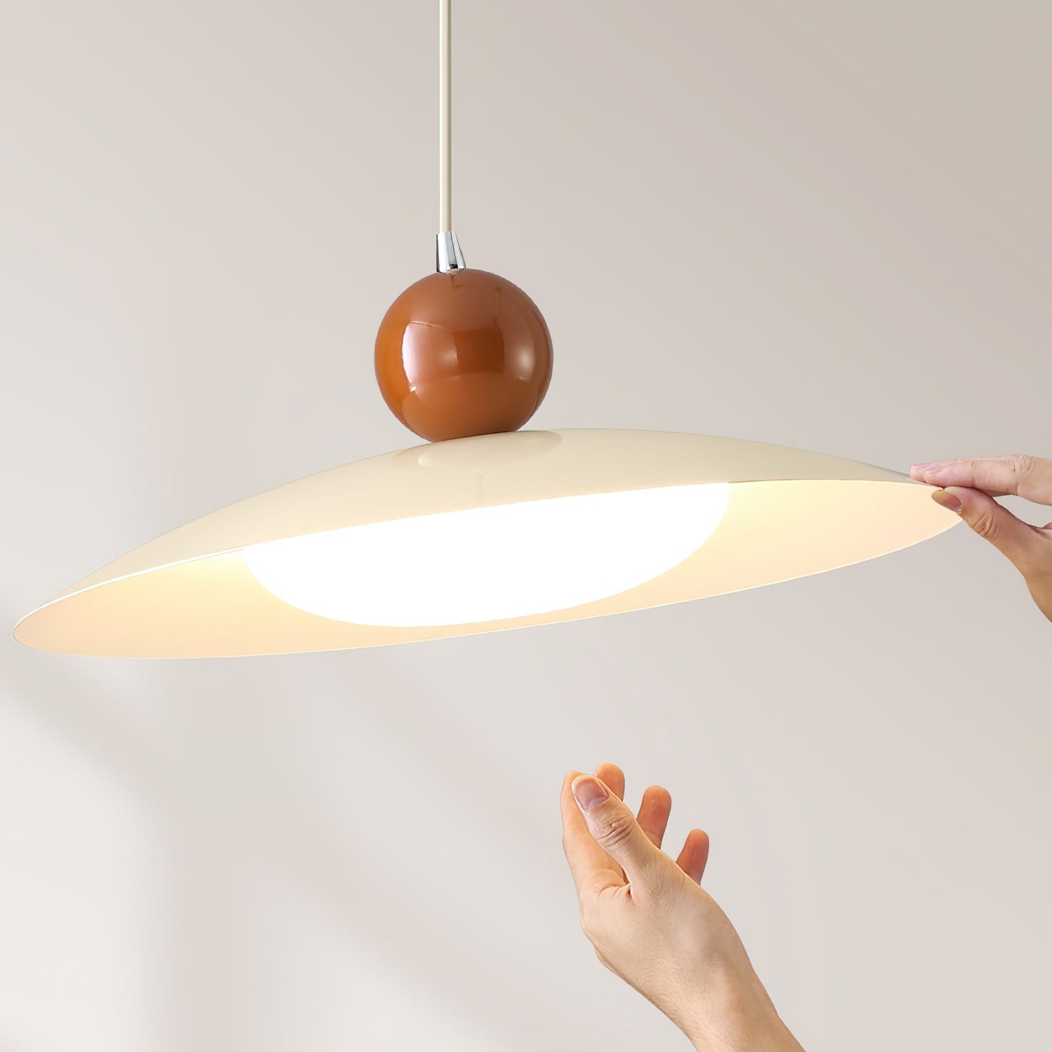 Nordic Flying Saucer Swing Arm Movable Pendant Light M111