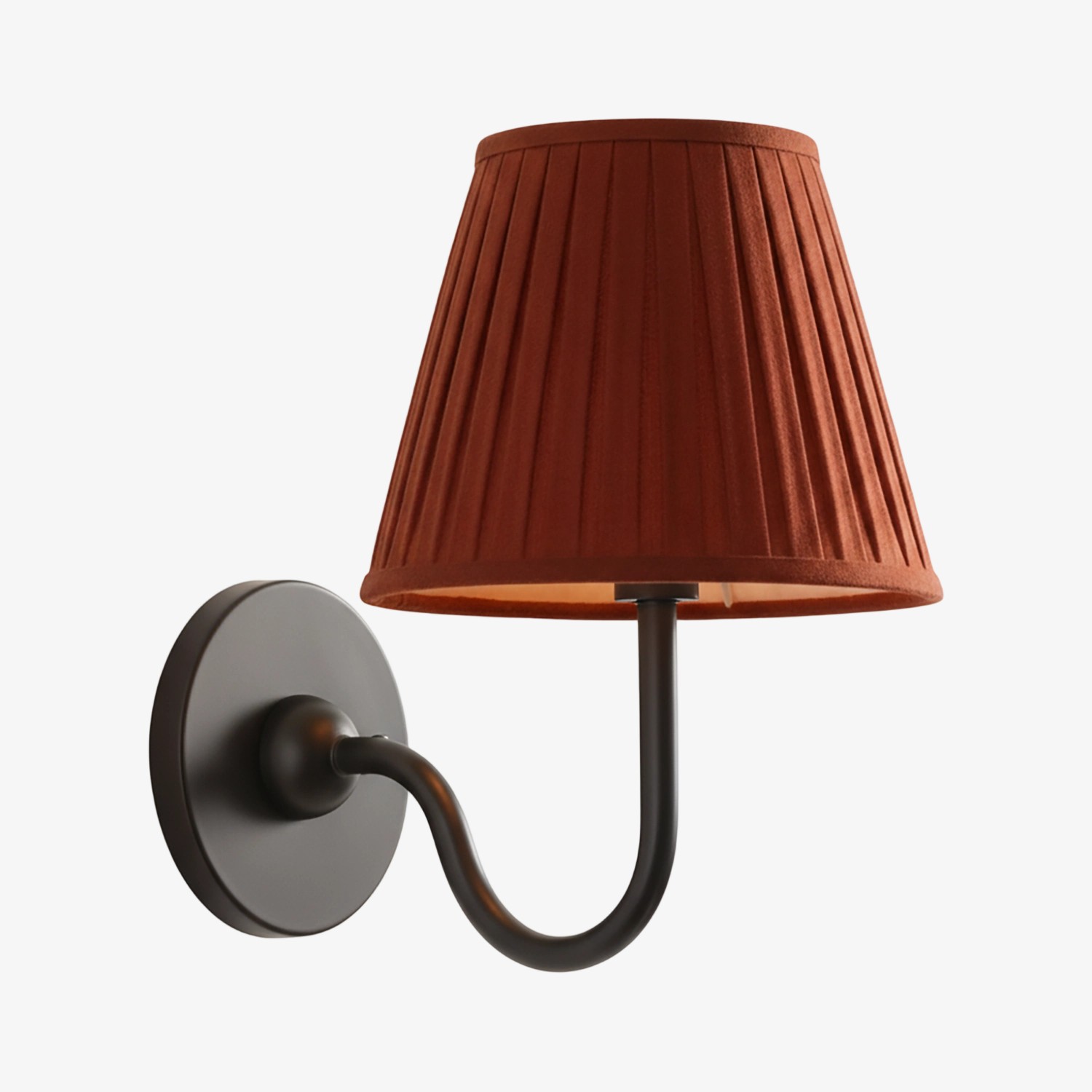 Luvora Modern Pleated Shade Wall Lamp for Bedroom & Living Room T036