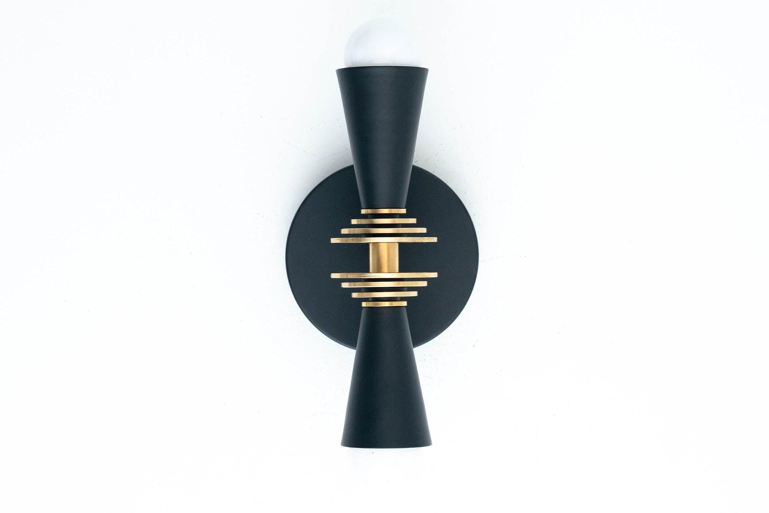 Pyralis Cone Art Deco Wall Light - Multi-Directional Sconce for Vanity or Wall T345