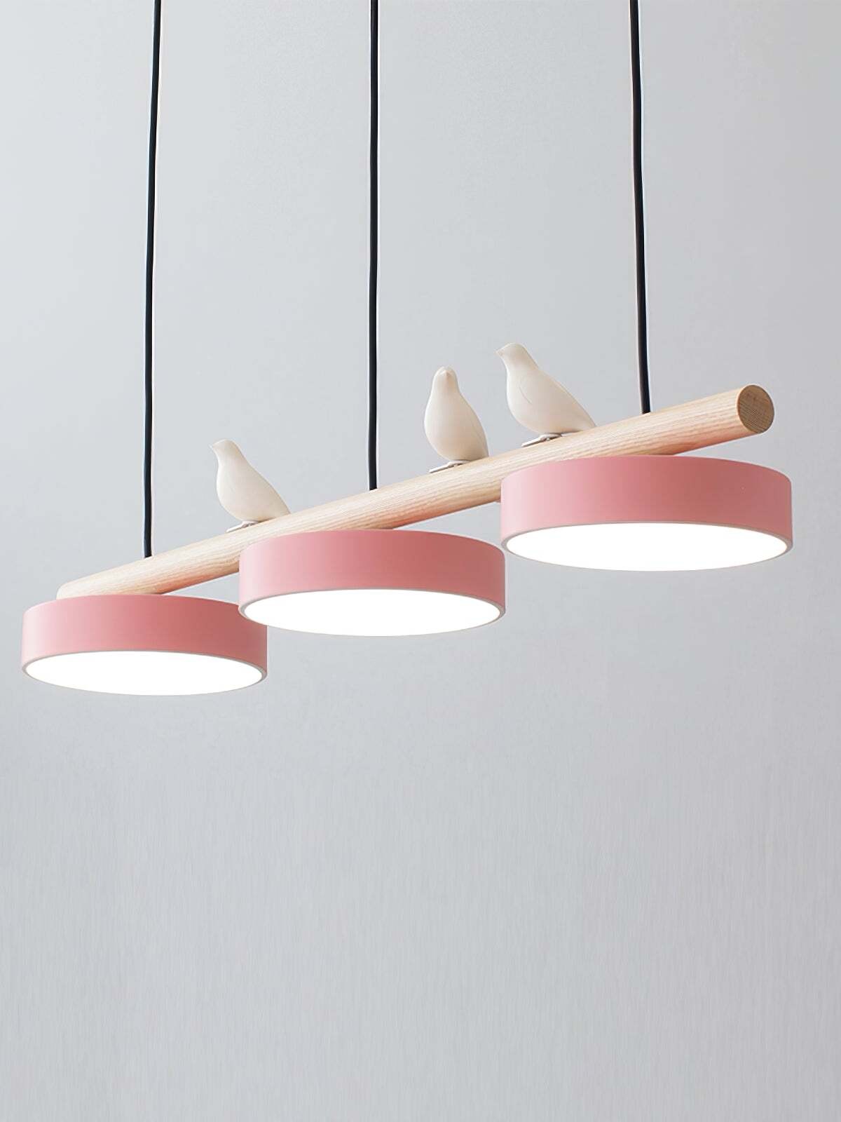 Creative Branch Bird Shaped Pendant Lamp G01