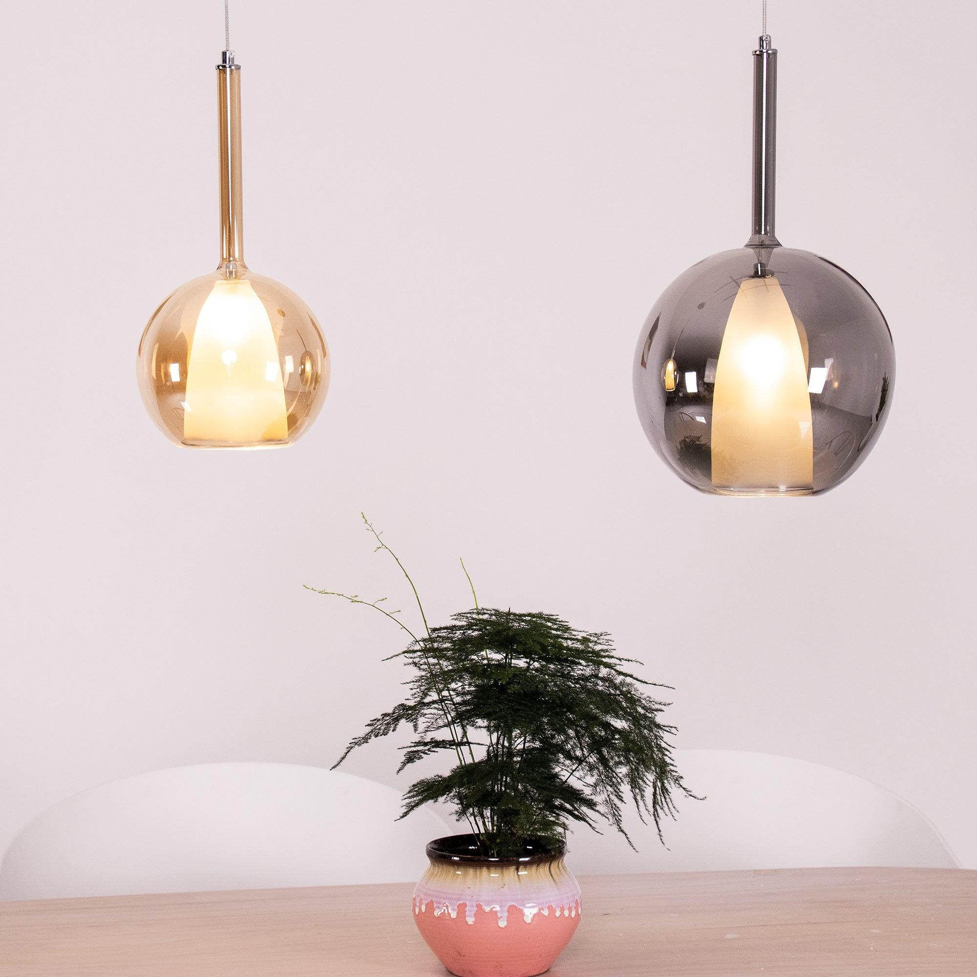 Glo Wine Glass Shaped Pendant Light S185
