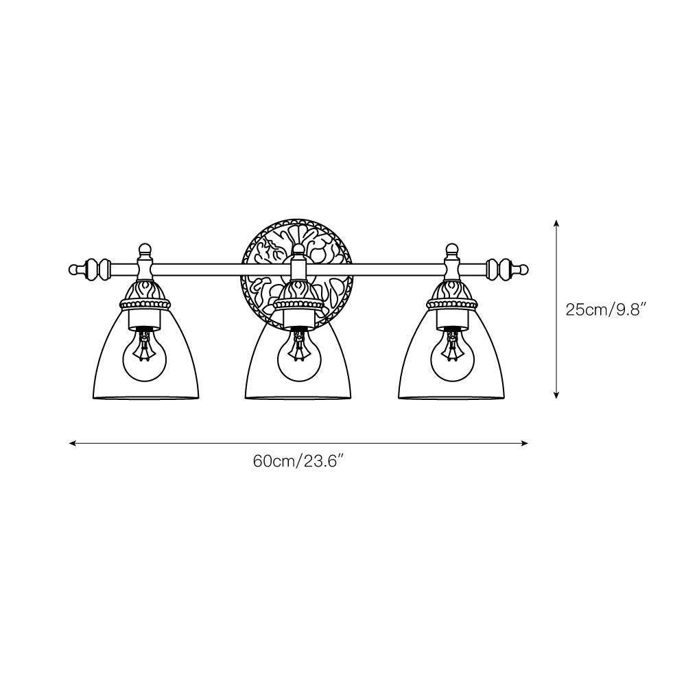 Brooks Vanity Wall Lamp T1759