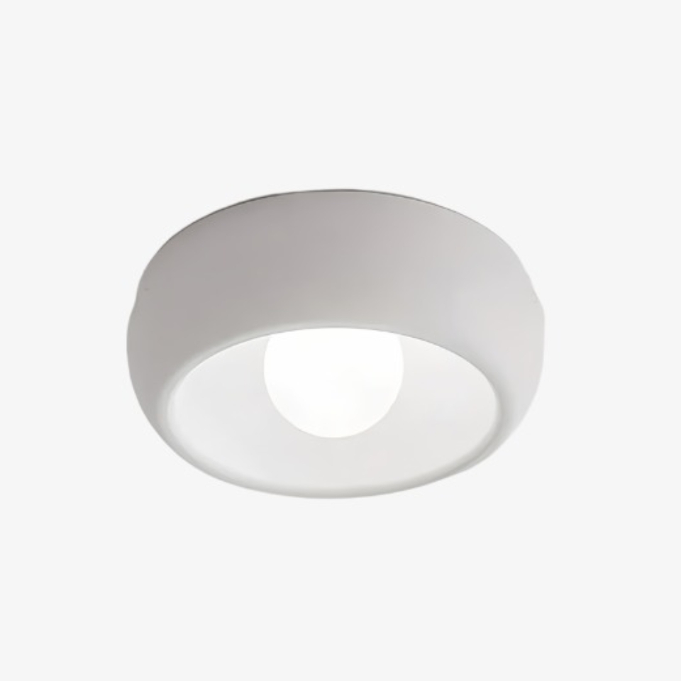 Aurelox Round Flush Mount Ceiling Light Clean Geometric Fixture - Contemporary Indoor Lighting T1145