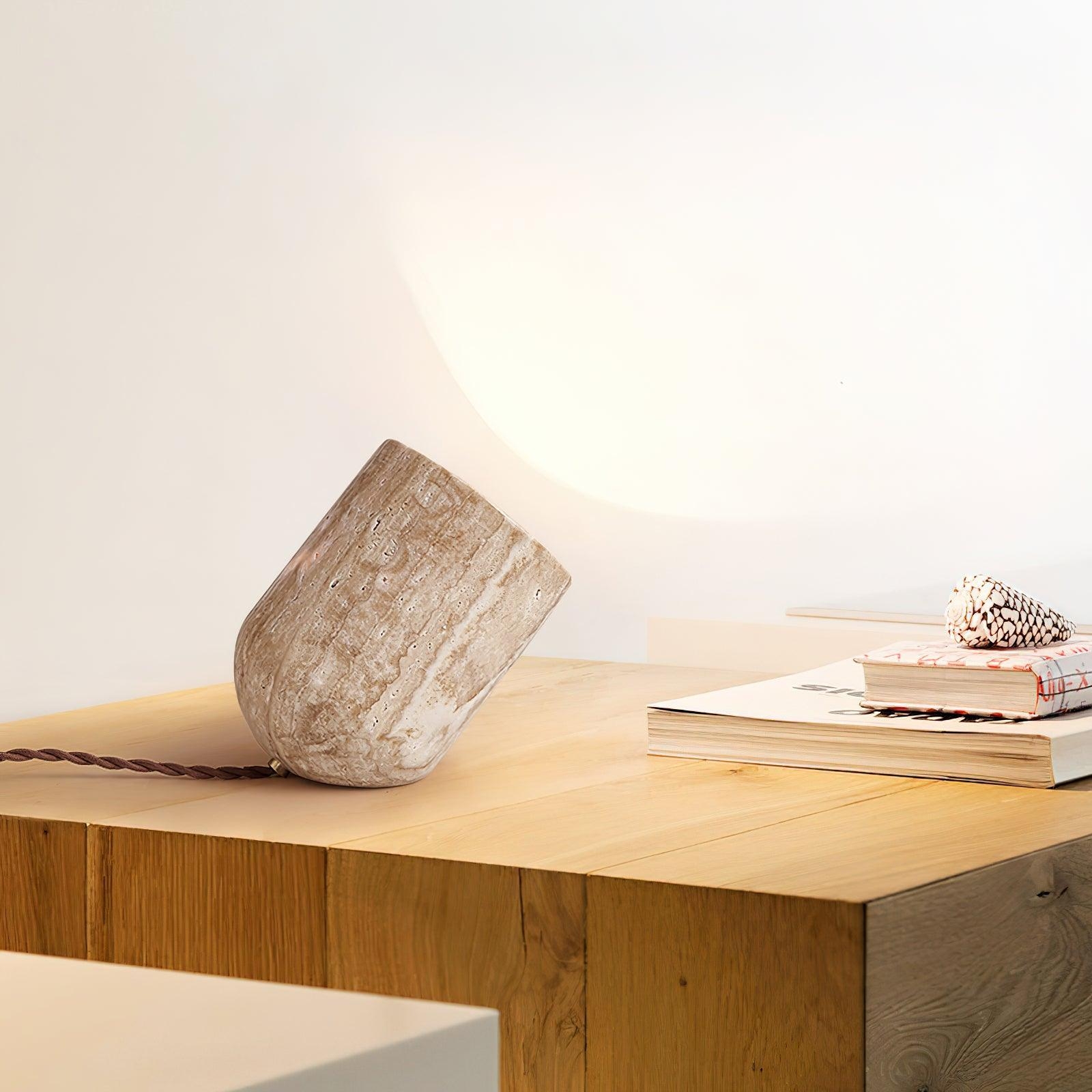 Amidori Travertine Table Lamp T2117