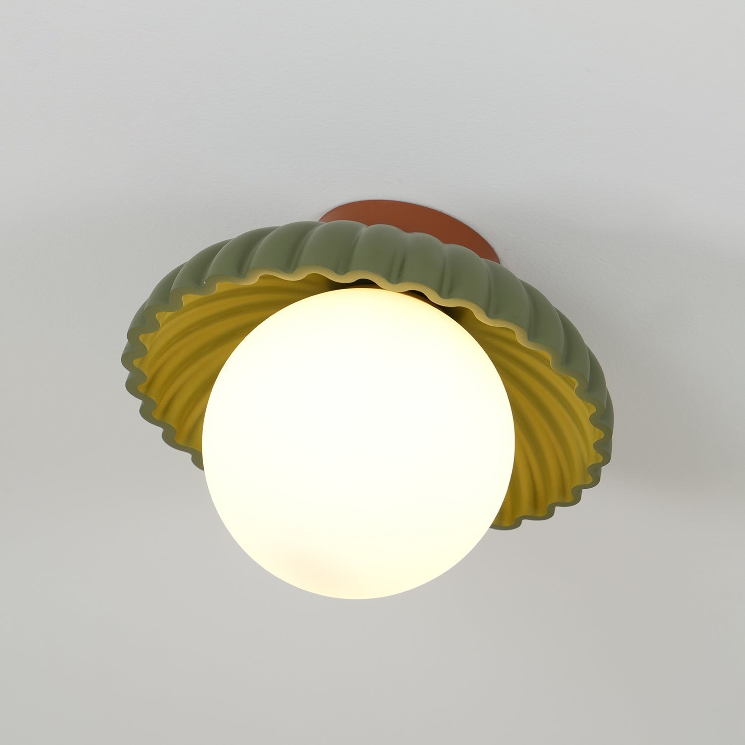Alien Cream Glass Ceiling Light - Modern Nordic Ceiling Fixture M77