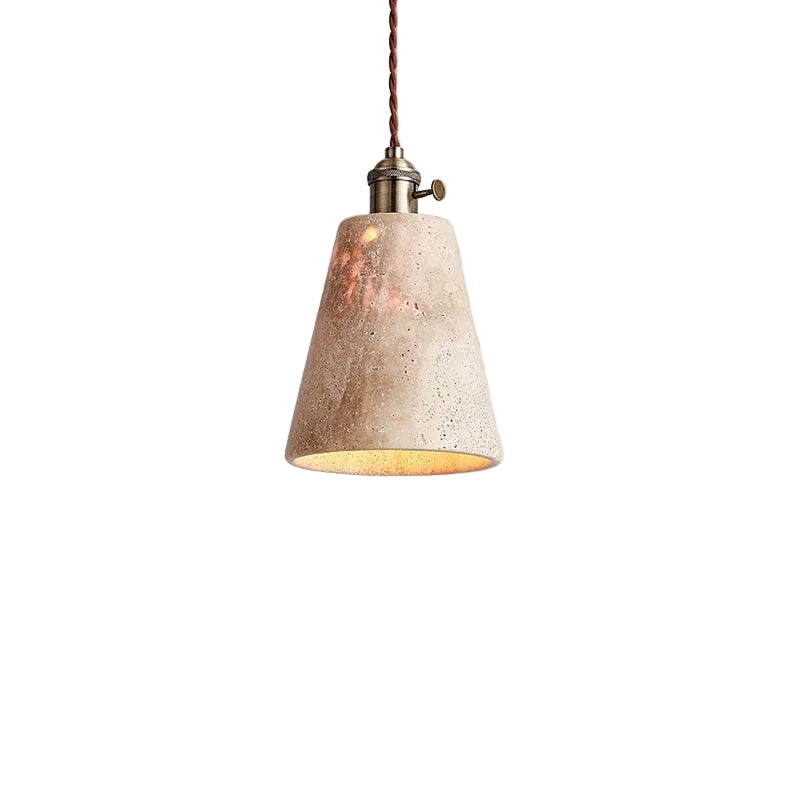 Alagusmo Minimalist Travertine Pendant Light T2116