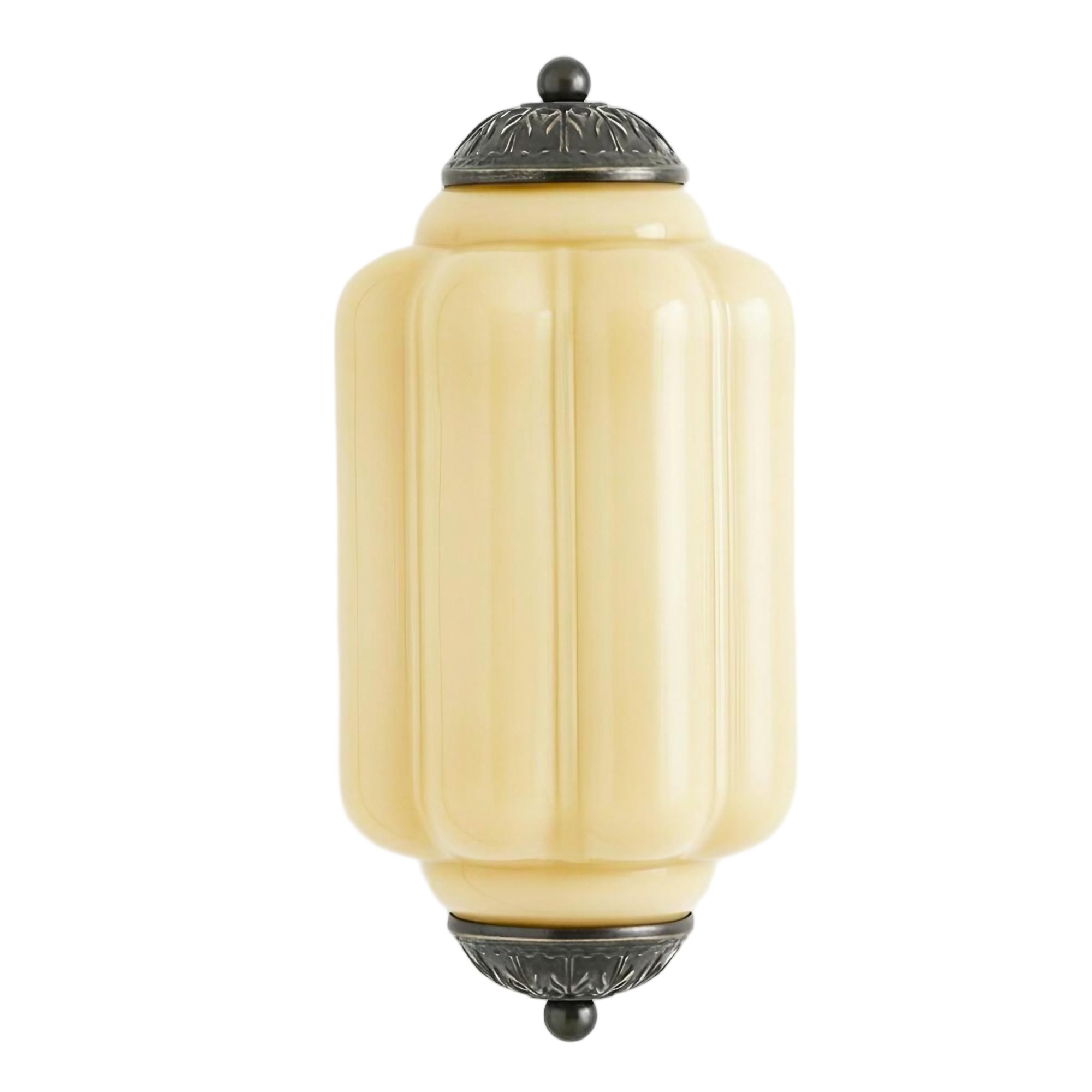 Vintage Eloise Glass Wall Light - Art Deco Style for a Chic Living Room G52