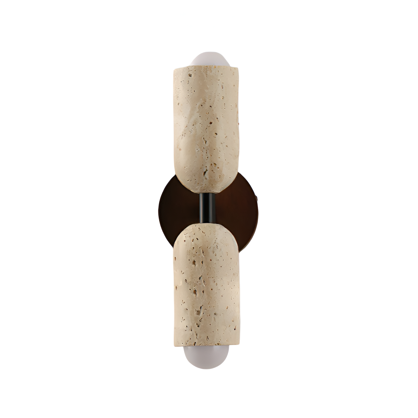 Merrill Travertine and Wood LED Wall Light T2186