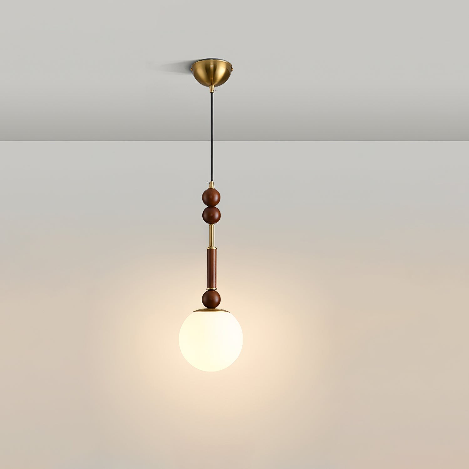 Retro Solid Wood Series Pendant Lamp M420