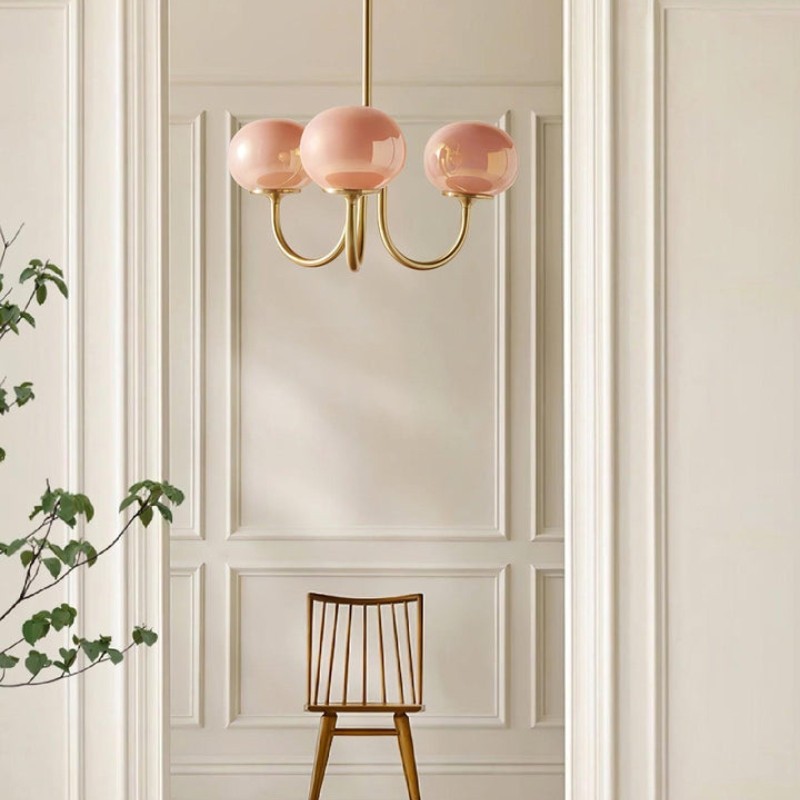 Bauhaus Glass Ball Marshmallow Chandelier S200