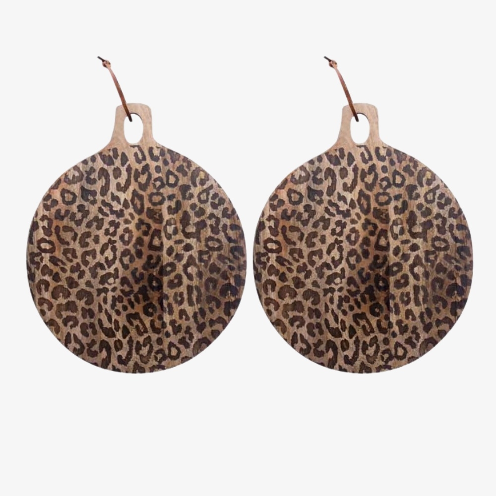 Lepwood Round and Square Leopard Board – For Entertaining Guests T1163