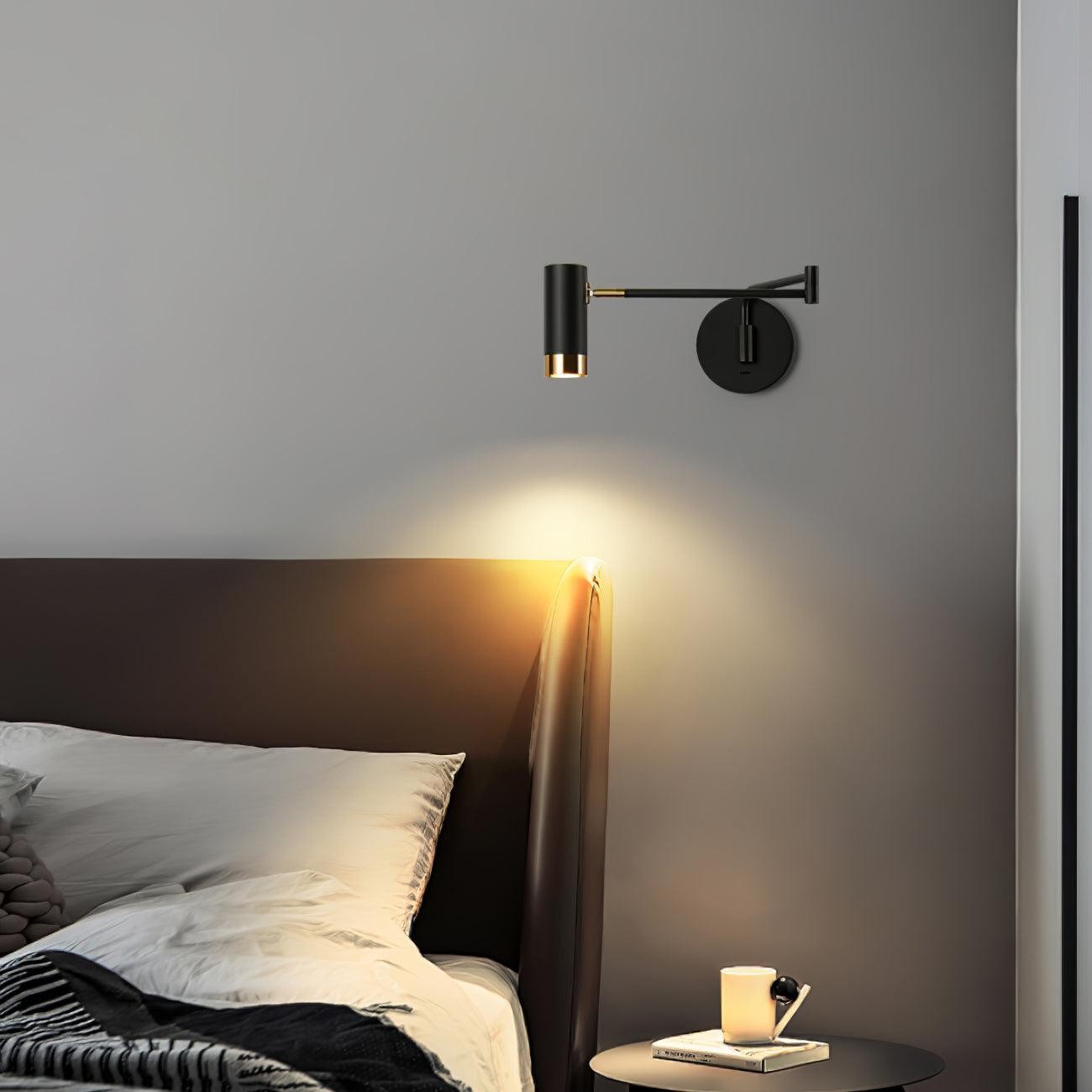 Modern Industrial Telescopic Revolving Adjustable Swing Arm Wall Lamp M324
