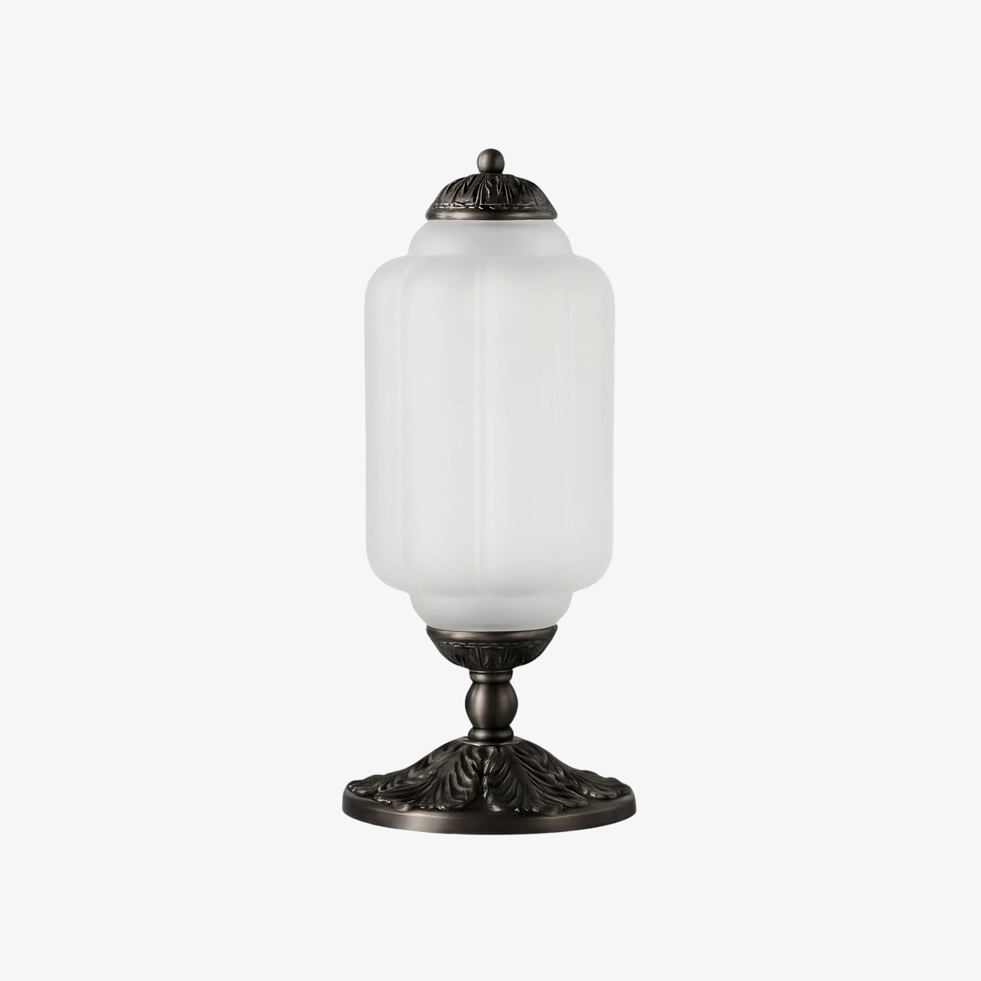 Eloise Curved Glass Retro Table Lamp - Vintage Bedside Lighting G71