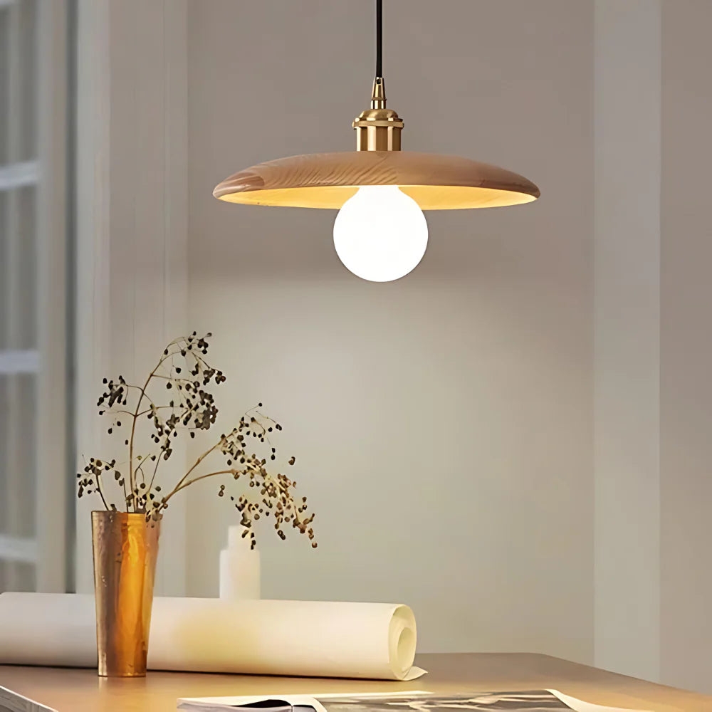 Olivia Japandi Charming Wooden Ceiling Light T2065