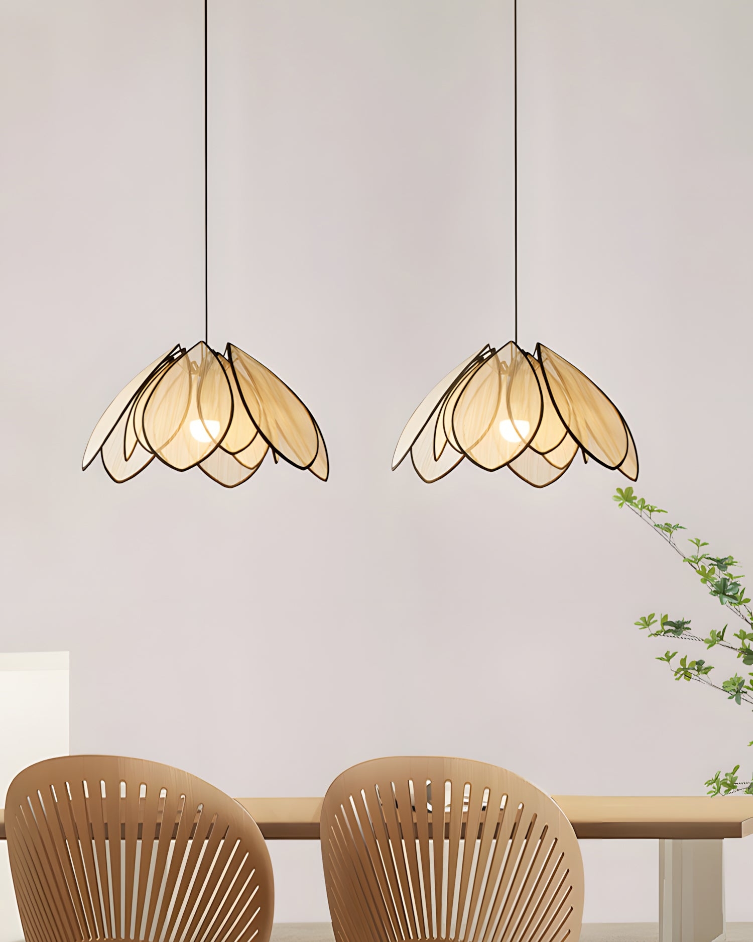 Petaline Veil Pendant Lamp T1555
