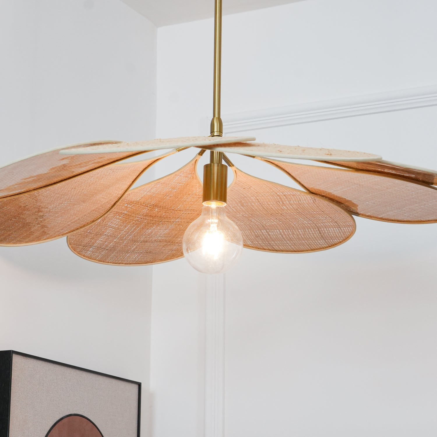 Petals Bloom Rattan Pendant Lamp M428