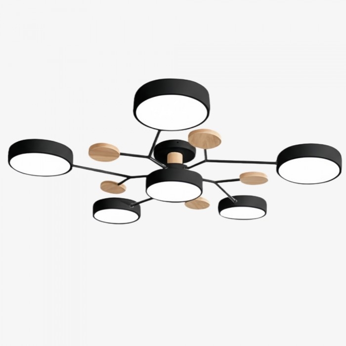 Nordic Branched Disc Metal Ceiling Lamp S117