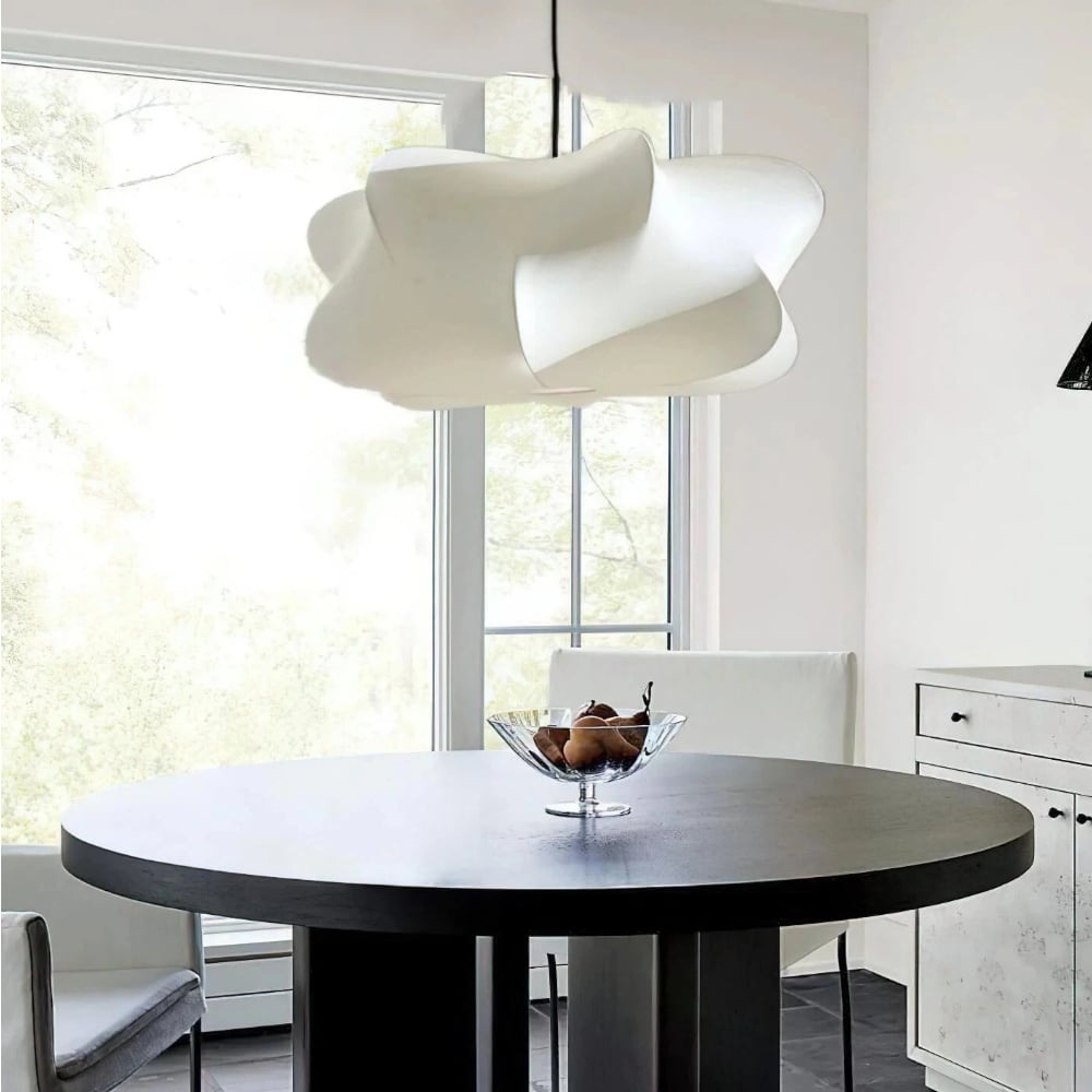 Lunaveo Diffusion Pendant Light - Minimalist Fixture for Dining Rooms and Hallways T497